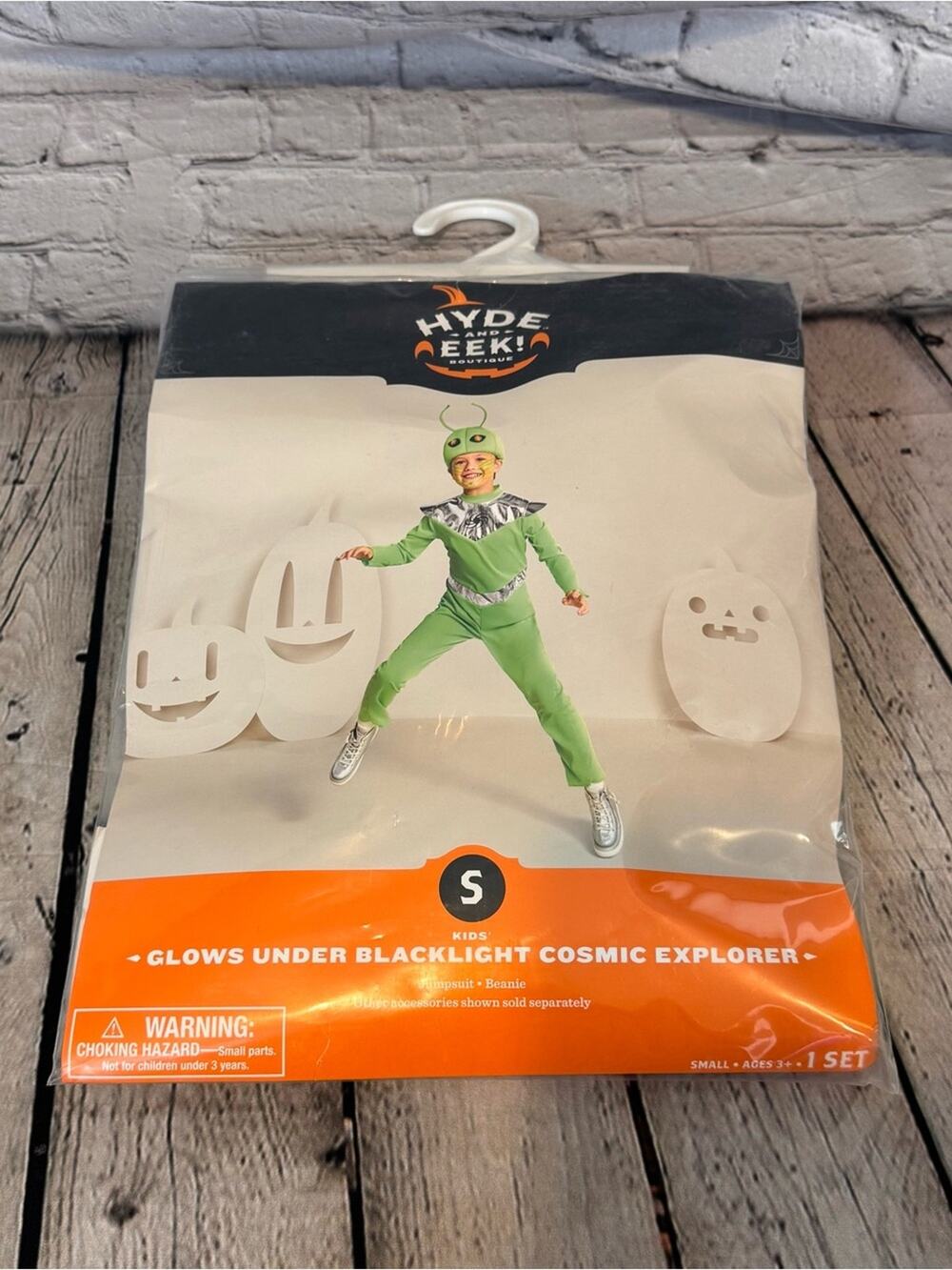Target Hyde & EEK Blacklight Cosmic Explorer Kids Halloween Costume